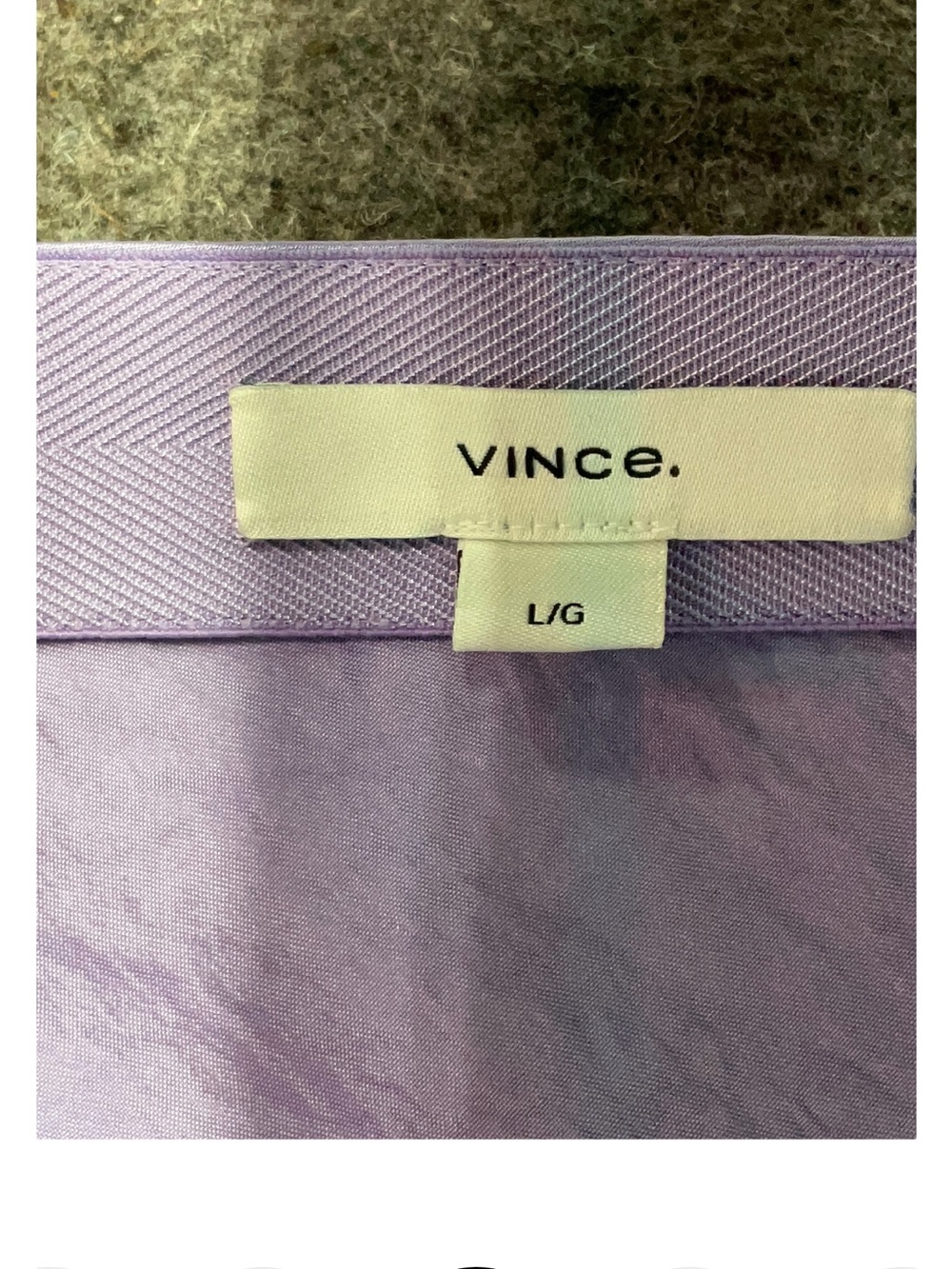 Vince Lavender Satin Maxi Slip Skirt - Picture 4 of 5
